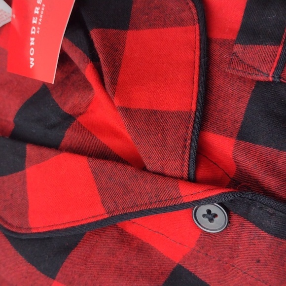 Red & Black Plaid Soft & Cozy Lounge-in-Style Jams SZ XL - Picture 8 of 10